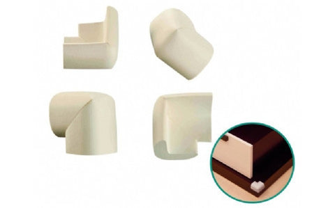 B-Safe Foam Corner Protectors - White - Binary-01 - 3