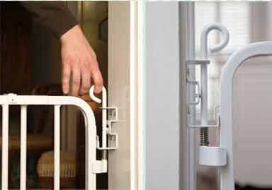 Auto Lock Gate White - Binary-01 - 3
