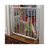 Auto Lock Gate White - Binary-01 - 2